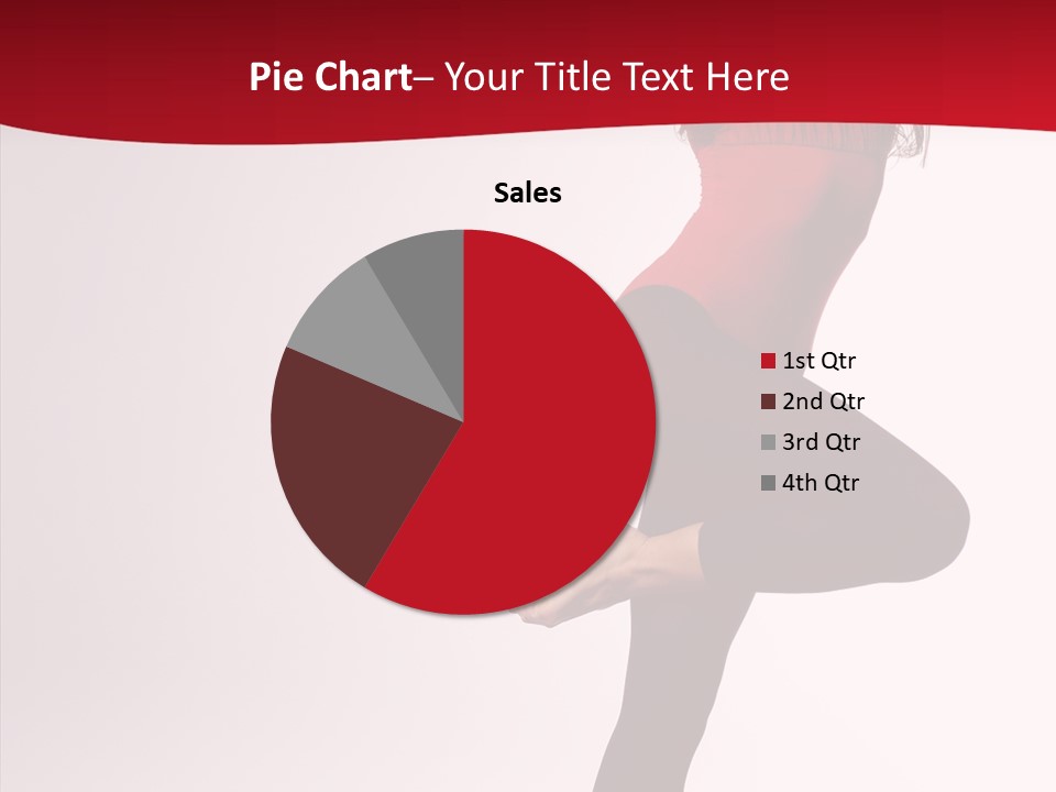 Modern Woman Performance PowerPoint Template