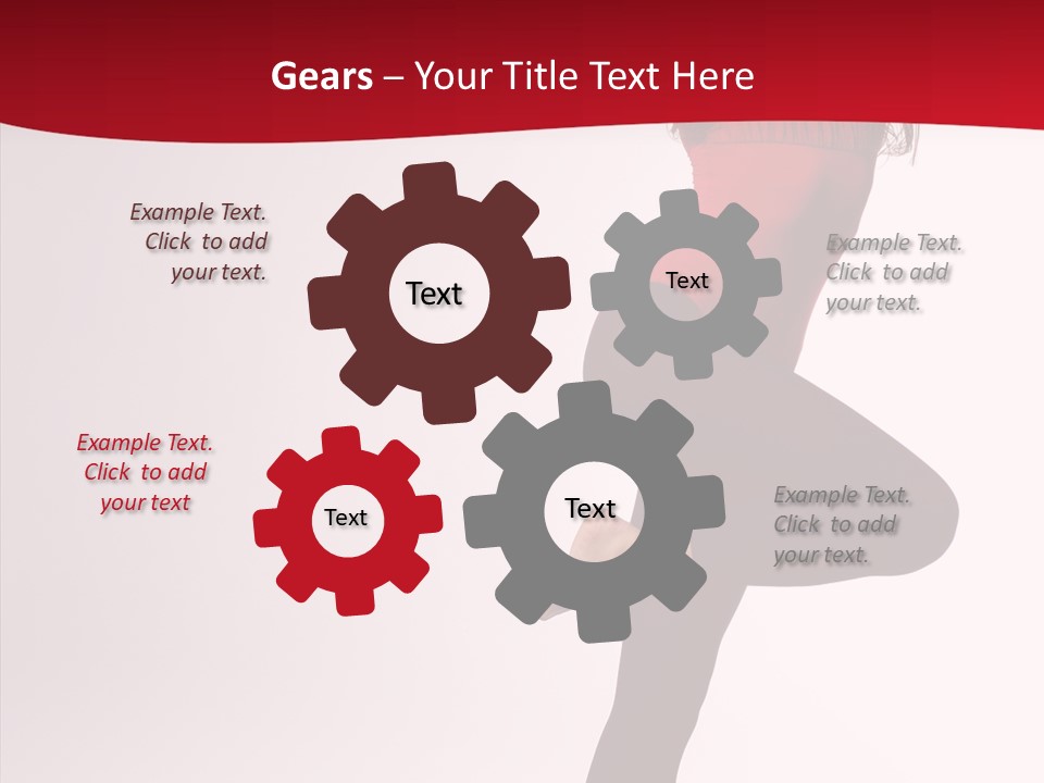 Modern Woman Performance PowerPoint Template