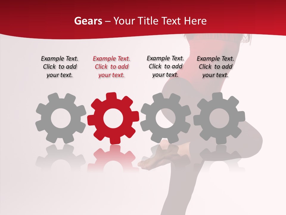 Modern Woman Performance PowerPoint Template