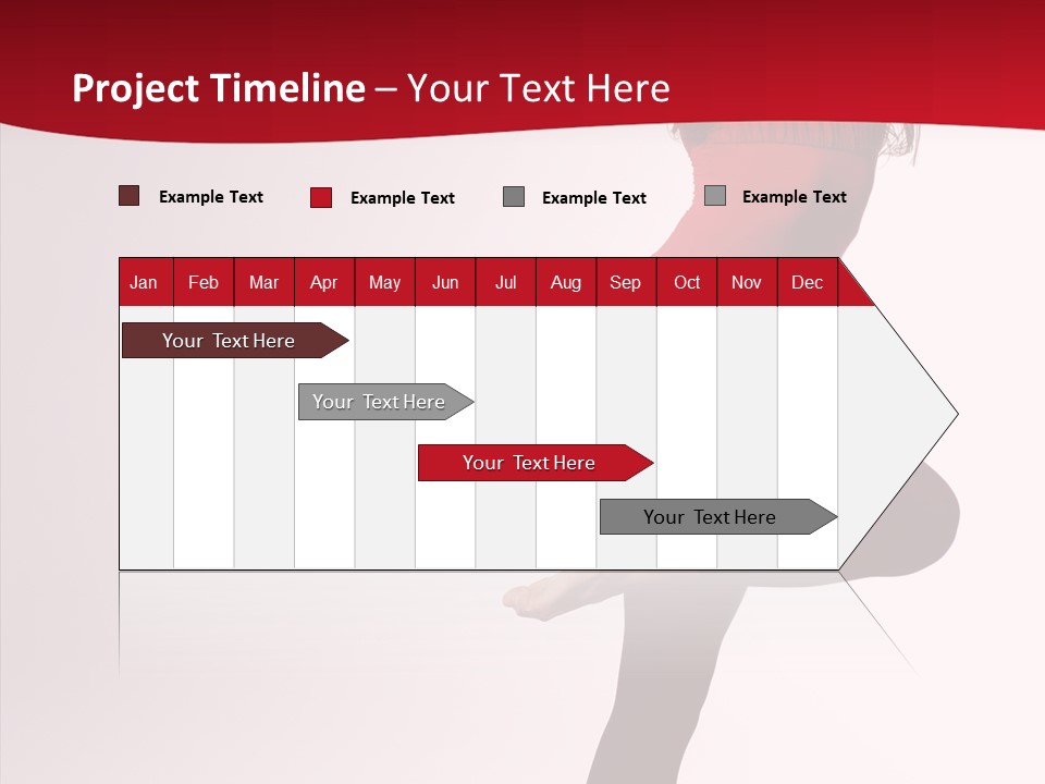 Modern Woman Performance PowerPoint Template
