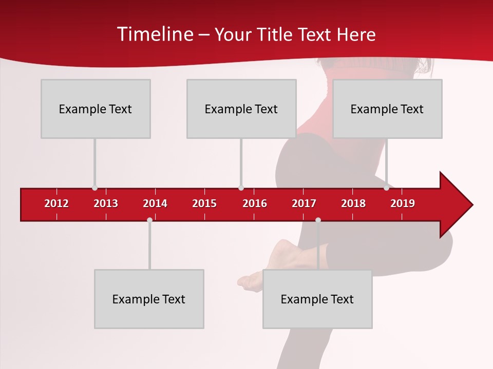 Modern Woman Performance PowerPoint Template