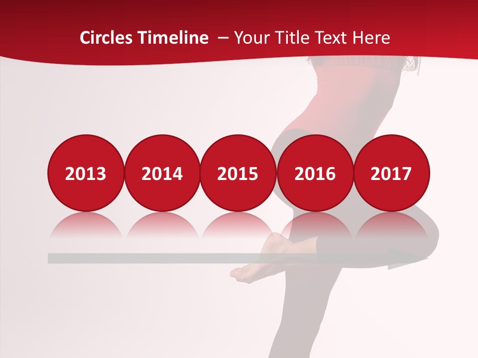 Modern Woman Performance PowerPoint Template