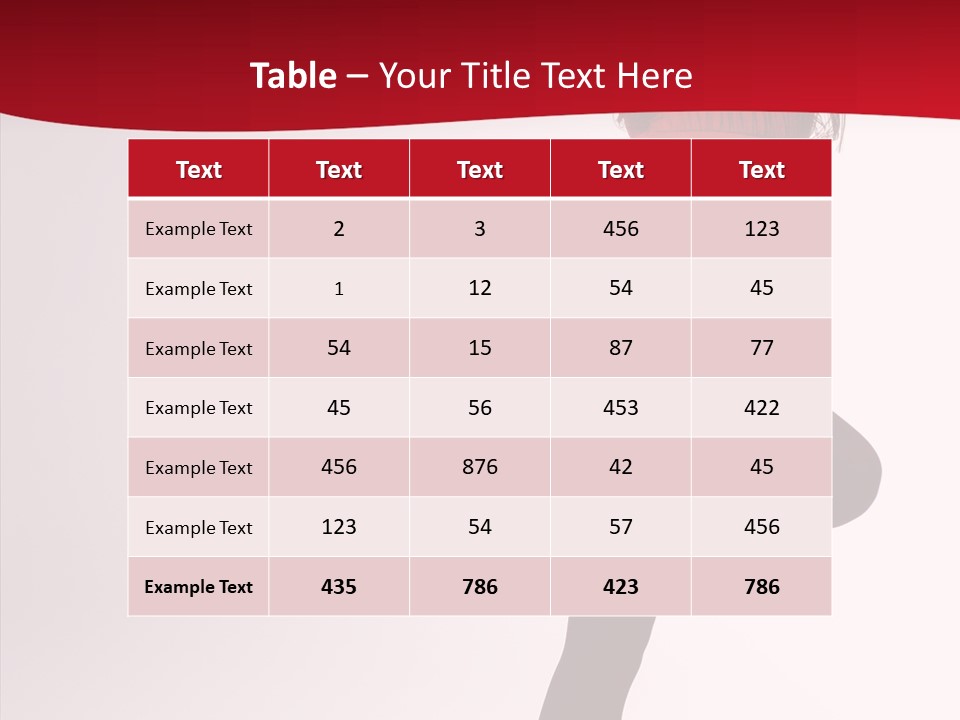 Modern Woman Performance PowerPoint Template