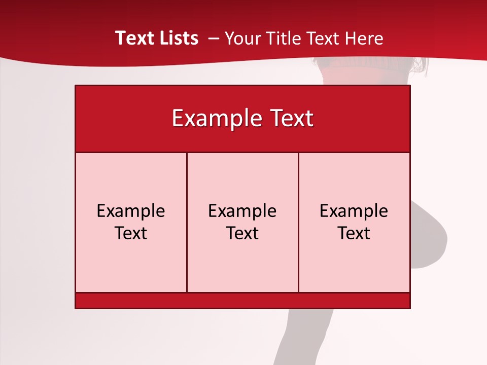 Modern Woman Performance PowerPoint Template