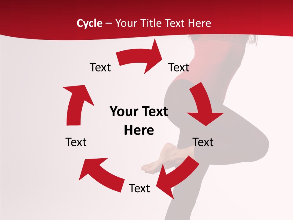 Modern Woman Performance PowerPoint Template