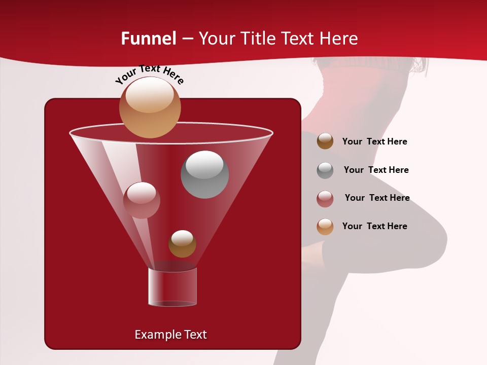 Modern Woman Performance PowerPoint Template