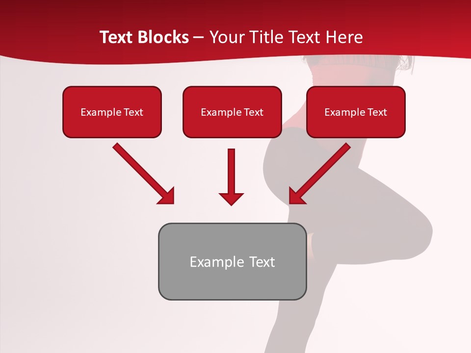 Modern Woman Performance PowerPoint Template