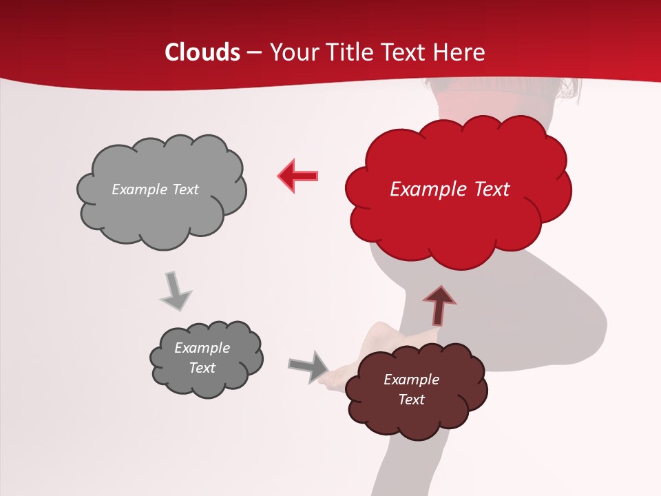 Modern Woman Performance PowerPoint Template