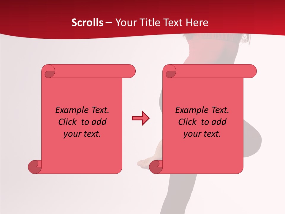 Modern Woman Performance PowerPoint Template