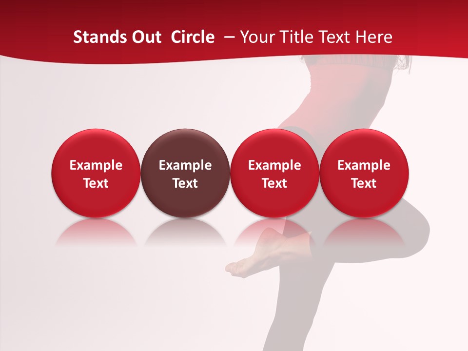 Modern Woman Performance PowerPoint Template