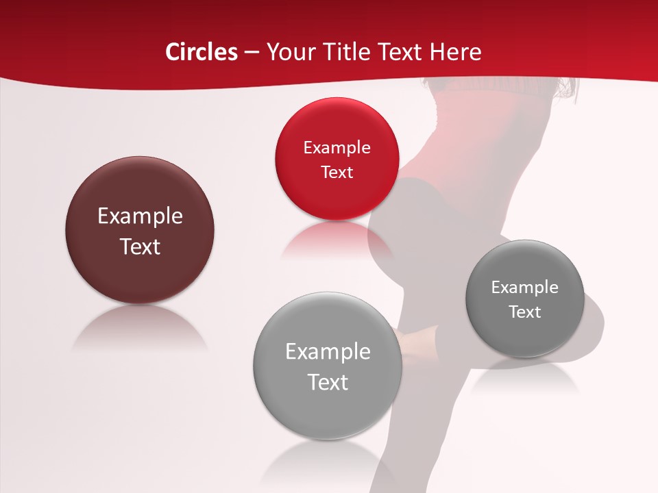 Modern Woman Performance PowerPoint Template