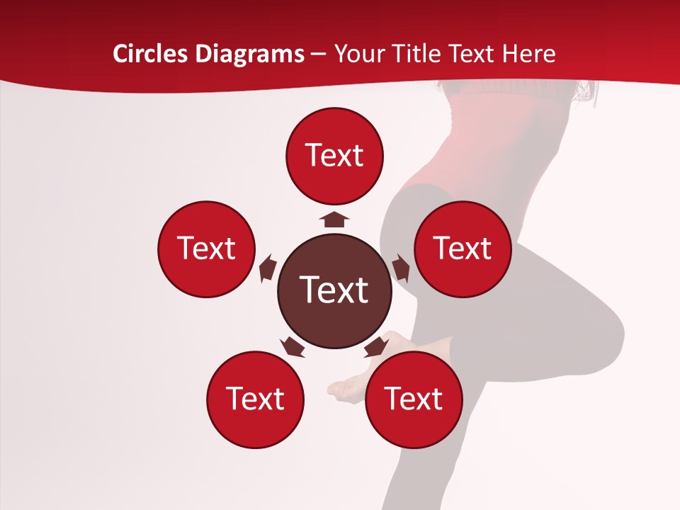 Modern Woman Performance PowerPoint Template