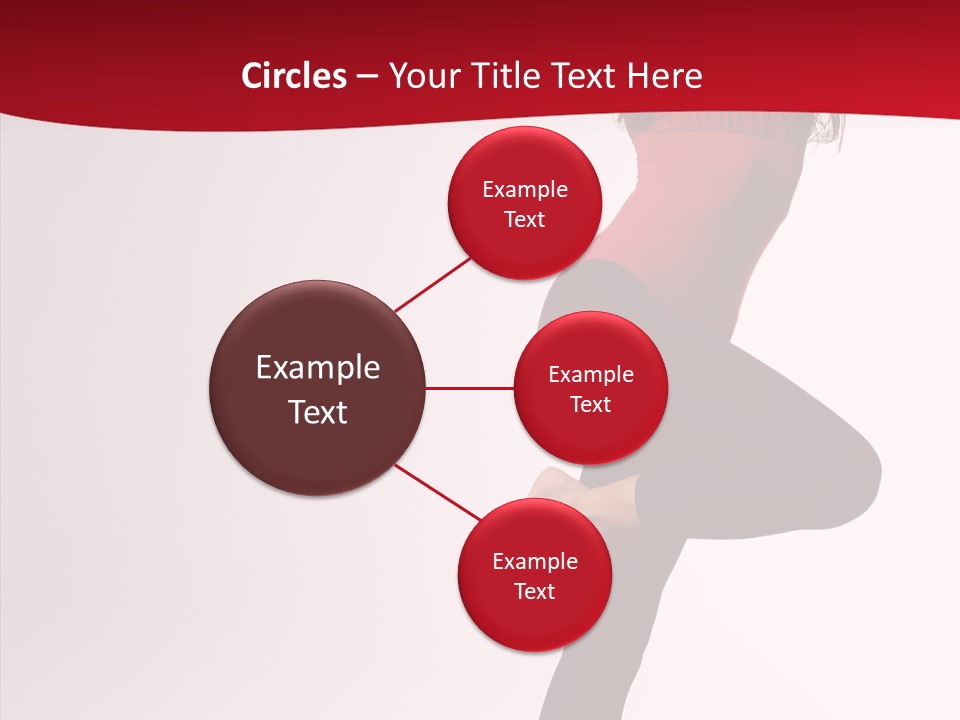 Modern Woman Performance PowerPoint Template