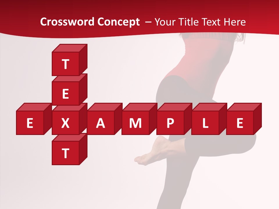 Modern Woman Performance PowerPoint Template