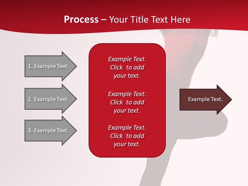 Modern Woman Performance PowerPoint Template