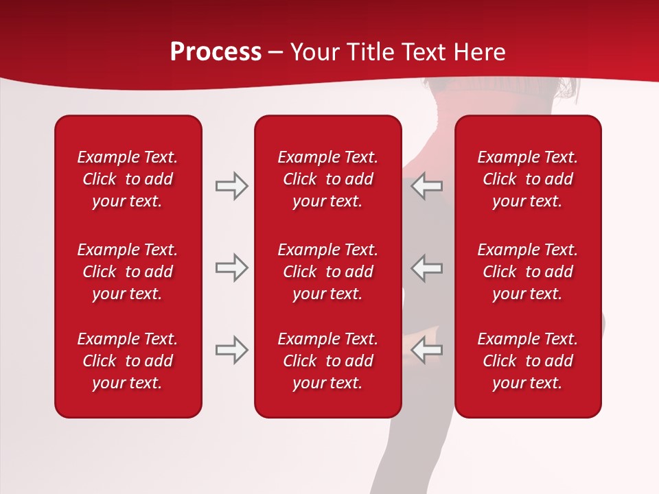Modern Woman Performance PowerPoint Template