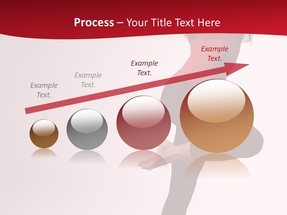 Modern Woman Performance PowerPoint Template