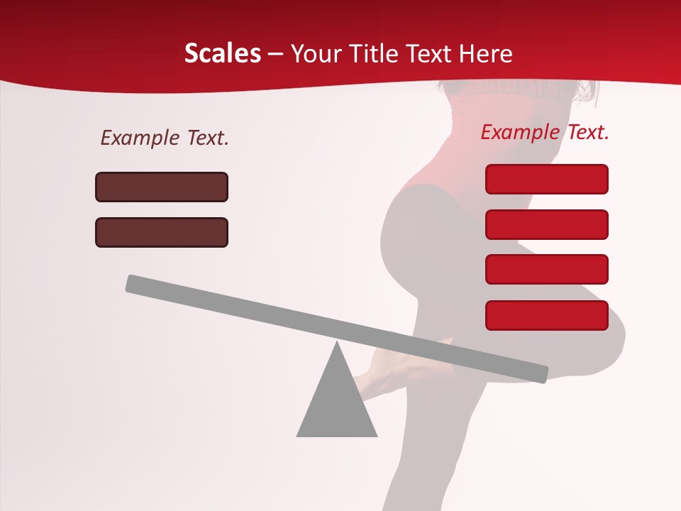 Modern Woman Performance PowerPoint Template