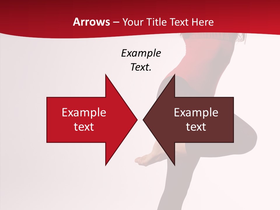 Modern Woman Performance PowerPoint Template