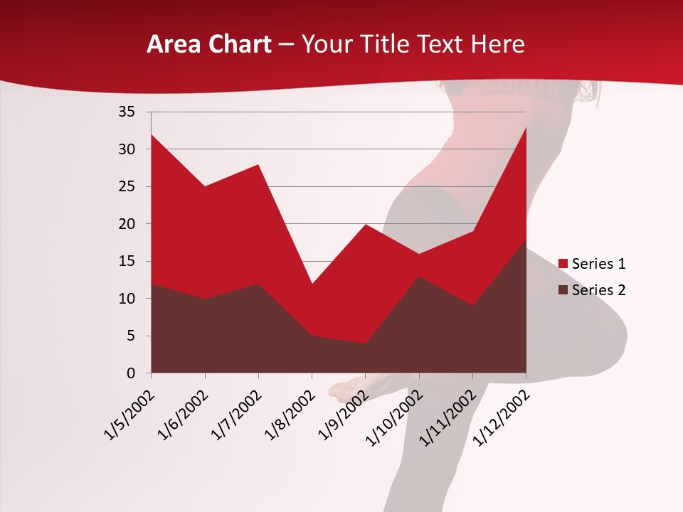 Modern Woman Performance PowerPoint Template