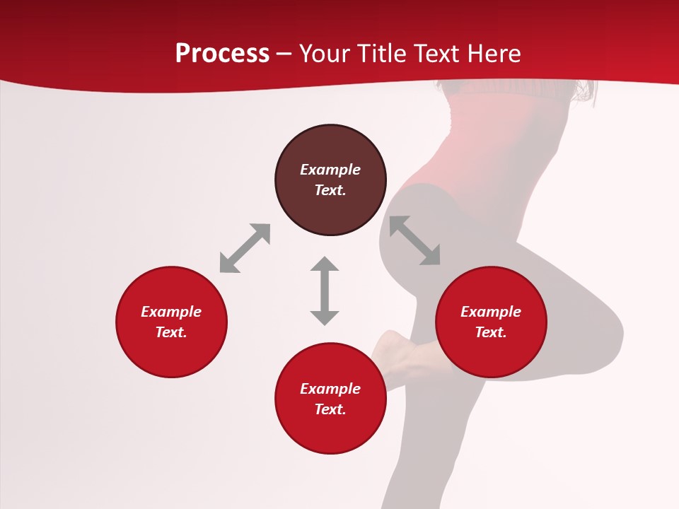 Modern Woman Performance PowerPoint Template