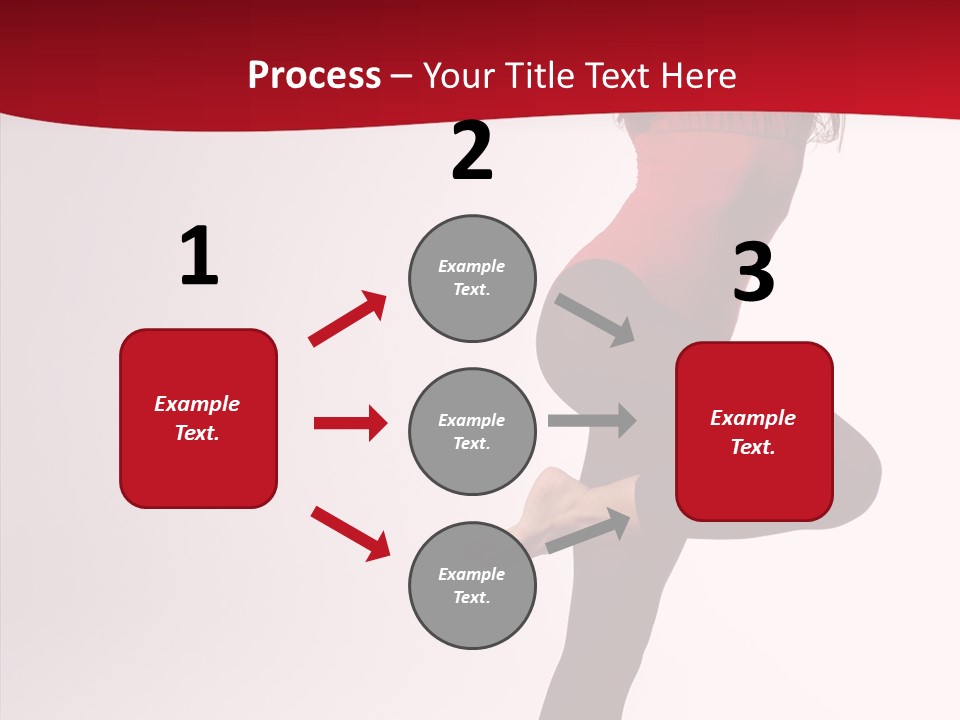 Modern Woman Performance PowerPoint Template