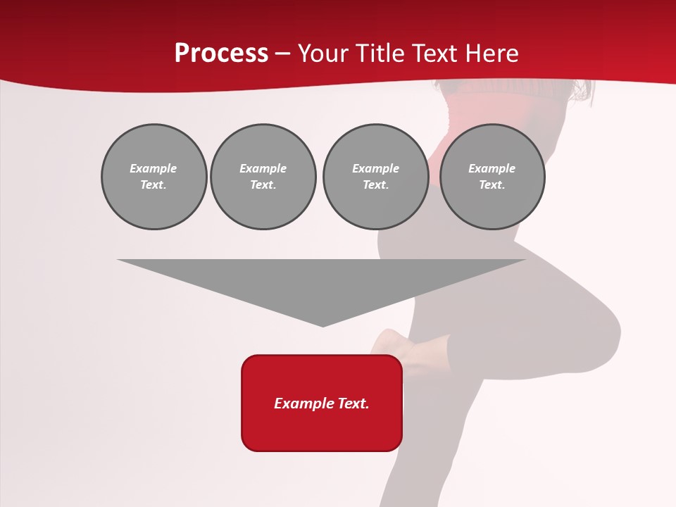 Modern Woman Performance PowerPoint Template