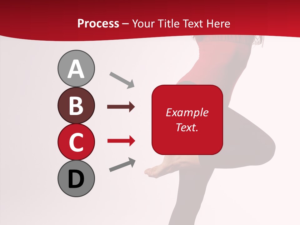 Modern Woman Performance PowerPoint Template