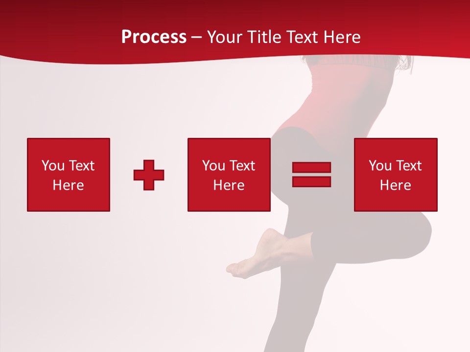 Modern Woman Performance PowerPoint Template