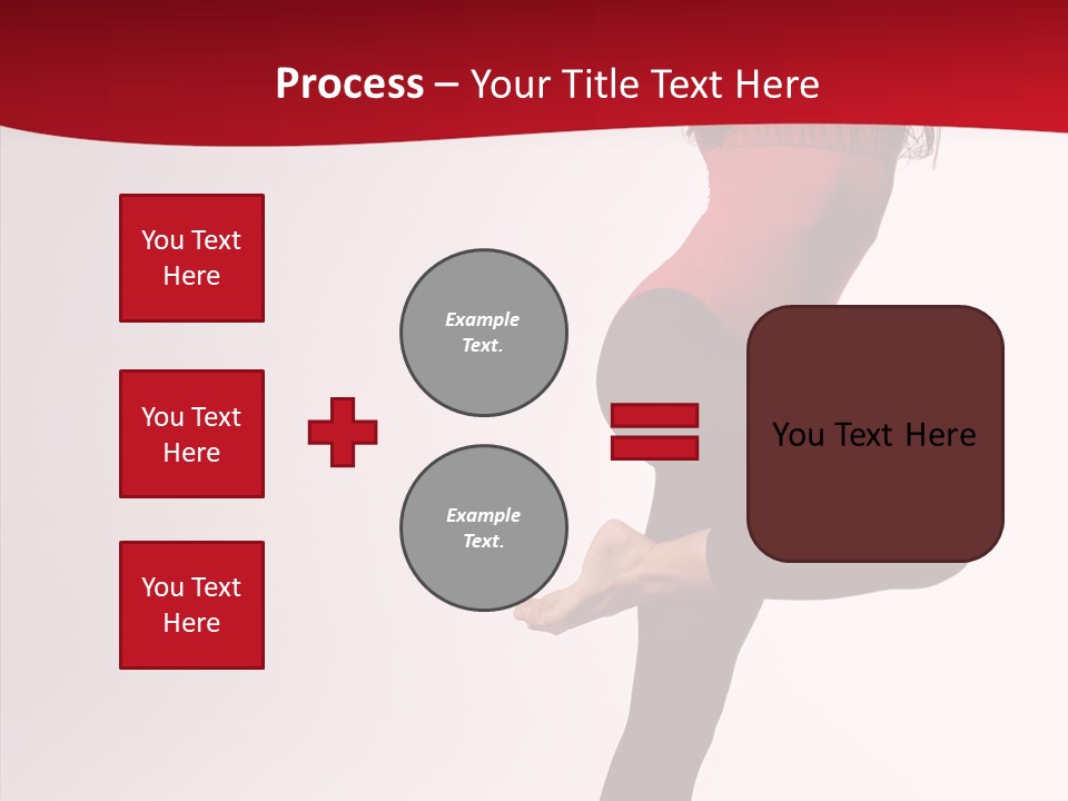 Modern Woman Performance PowerPoint Template