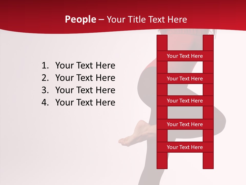 Modern Woman Performance PowerPoint Template