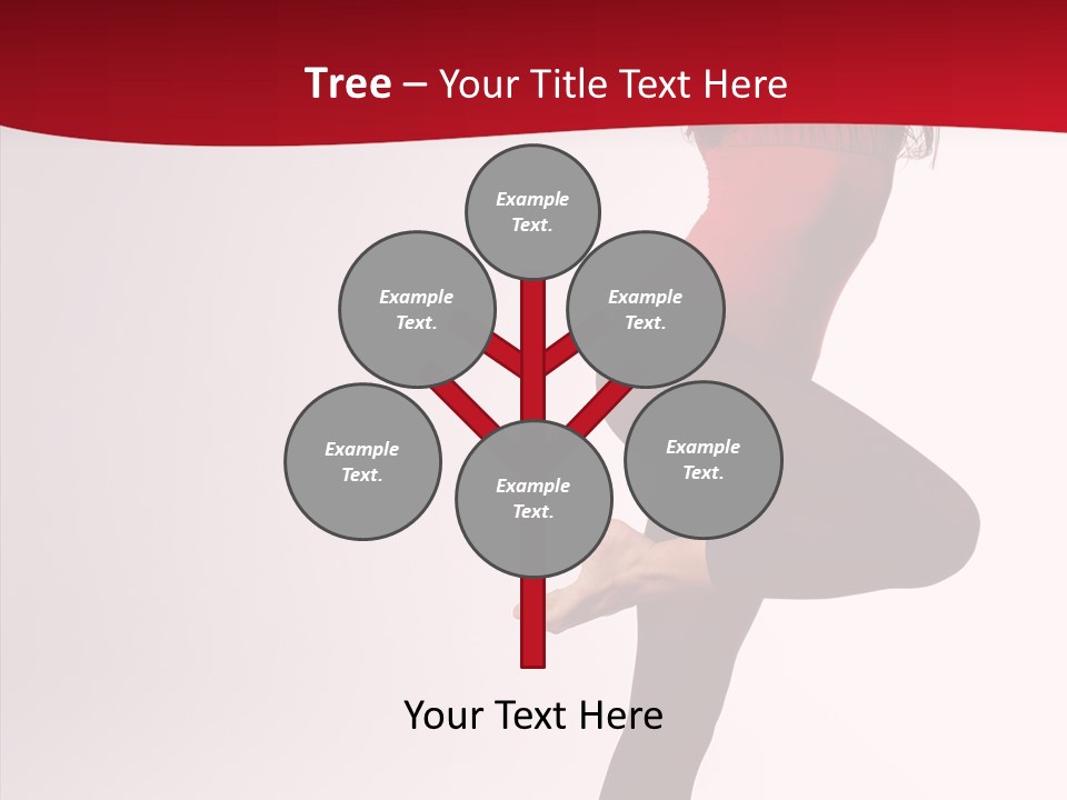 Modern Woman Performance PowerPoint Template