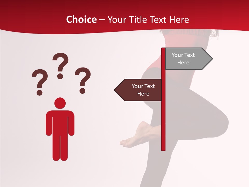 Modern Woman Performance PowerPoint Template