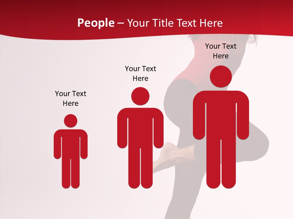 Modern Woman Performance PowerPoint Template