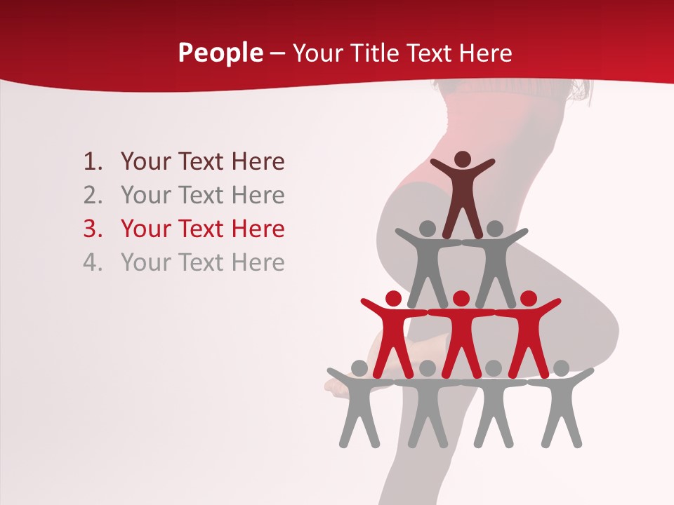 Modern Woman Performance PowerPoint Template