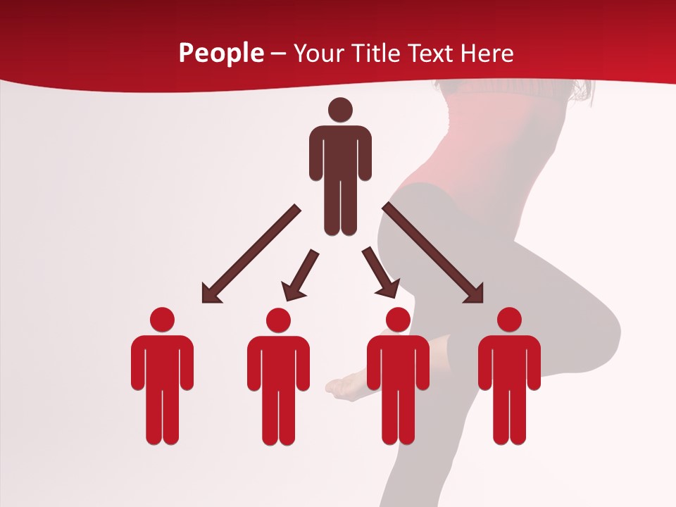 Modern Woman Performance PowerPoint Template