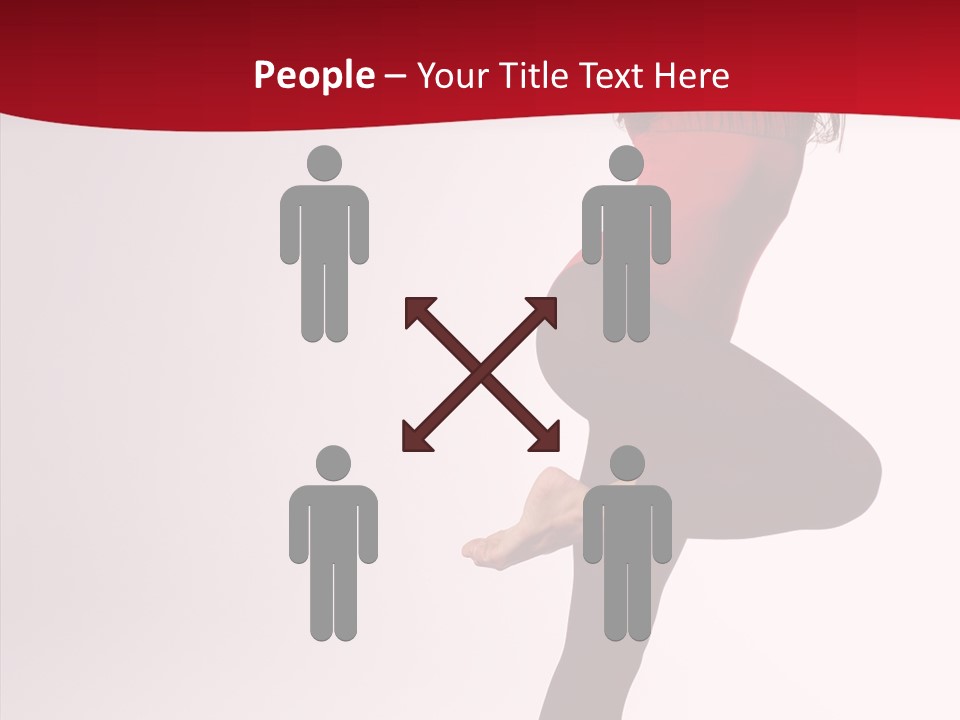 Modern Woman Performance PowerPoint Template