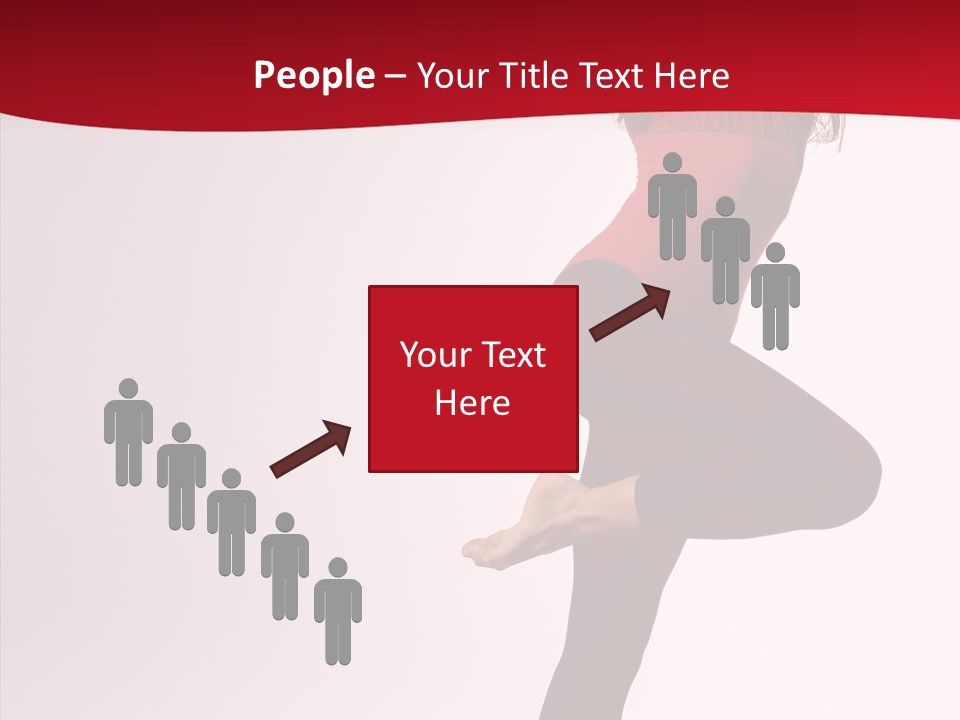 Modern Woman Performance PowerPoint Template