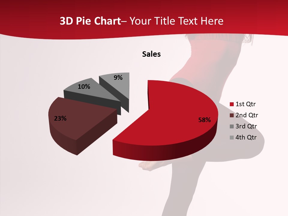 Modern Woman Performance PowerPoint Template