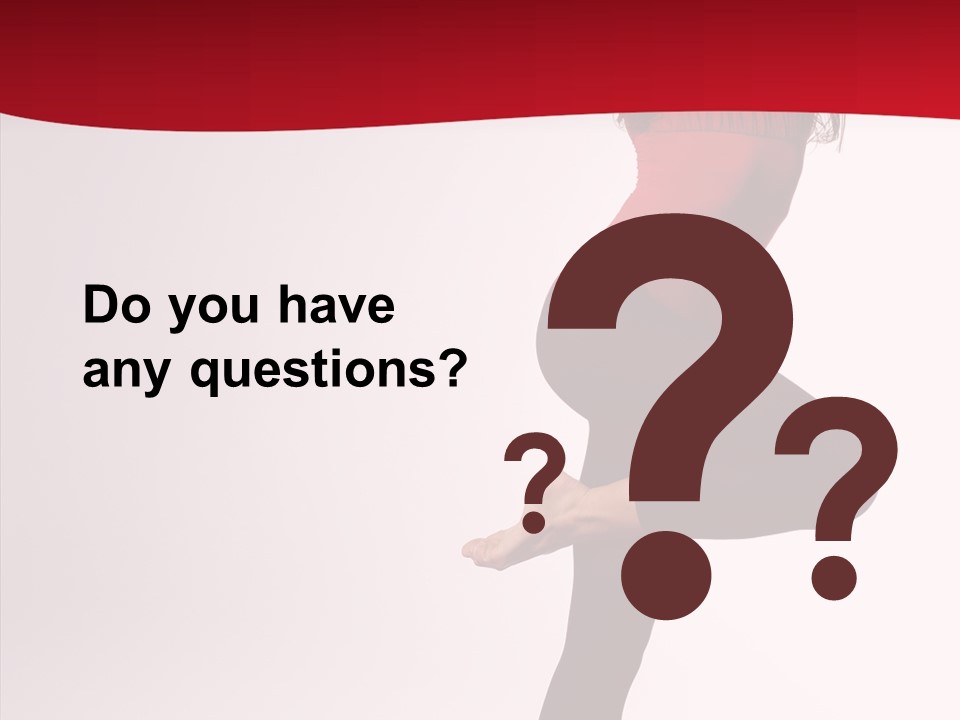 Modern Woman Performance PowerPoint Template