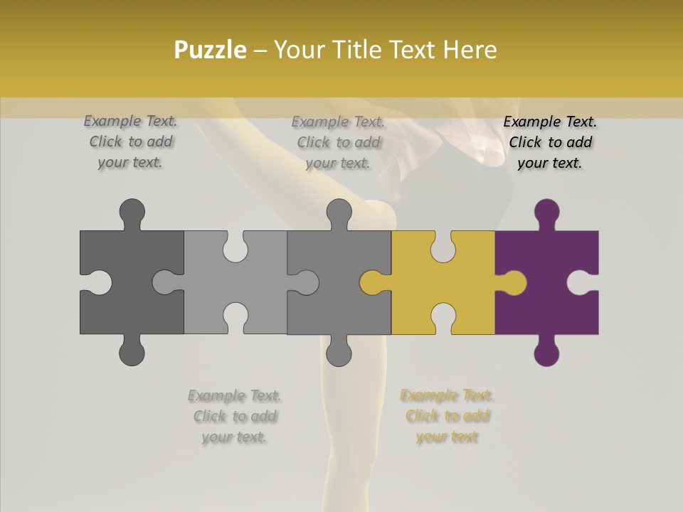 Balance Girl Fashion PowerPoint Template