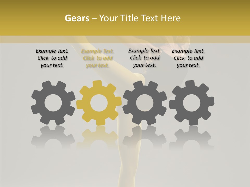 Balance Girl Fashion PowerPoint Template