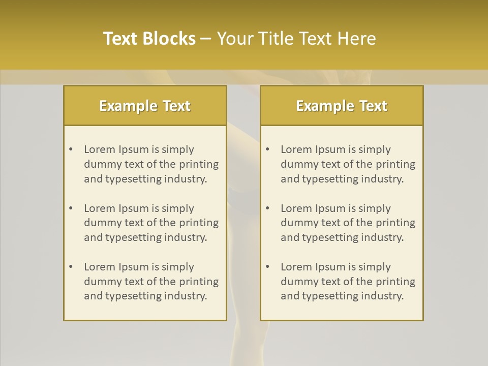 Balance Girl Fashion PowerPoint Template