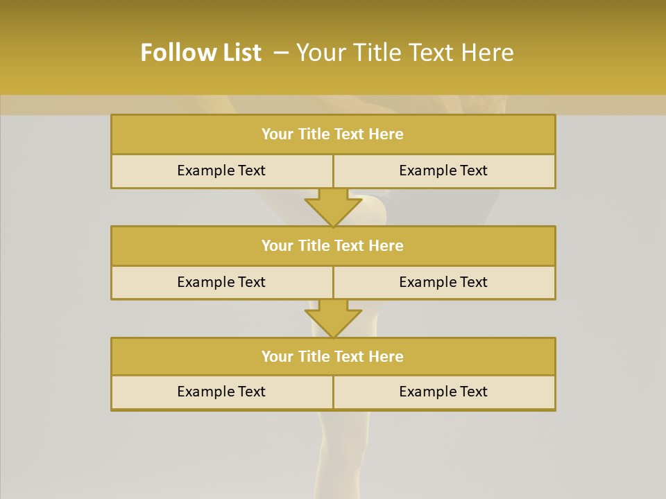 Balance Girl Fashion PowerPoint Template