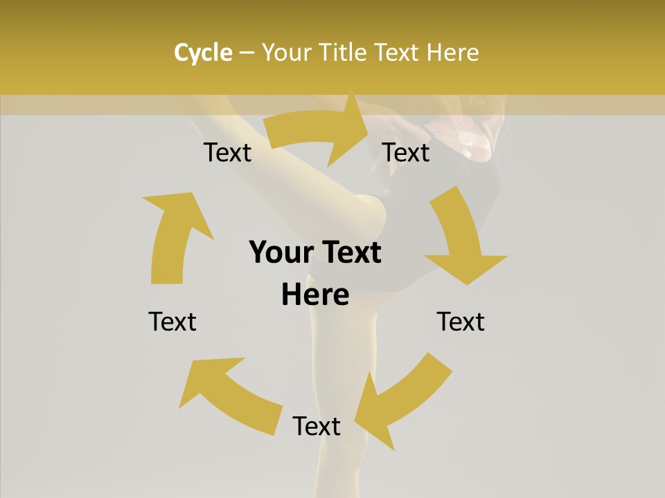 Balance Girl Fashion PowerPoint Template