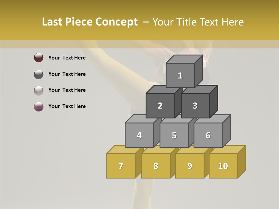 Balance Girl Fashion PowerPoint Template