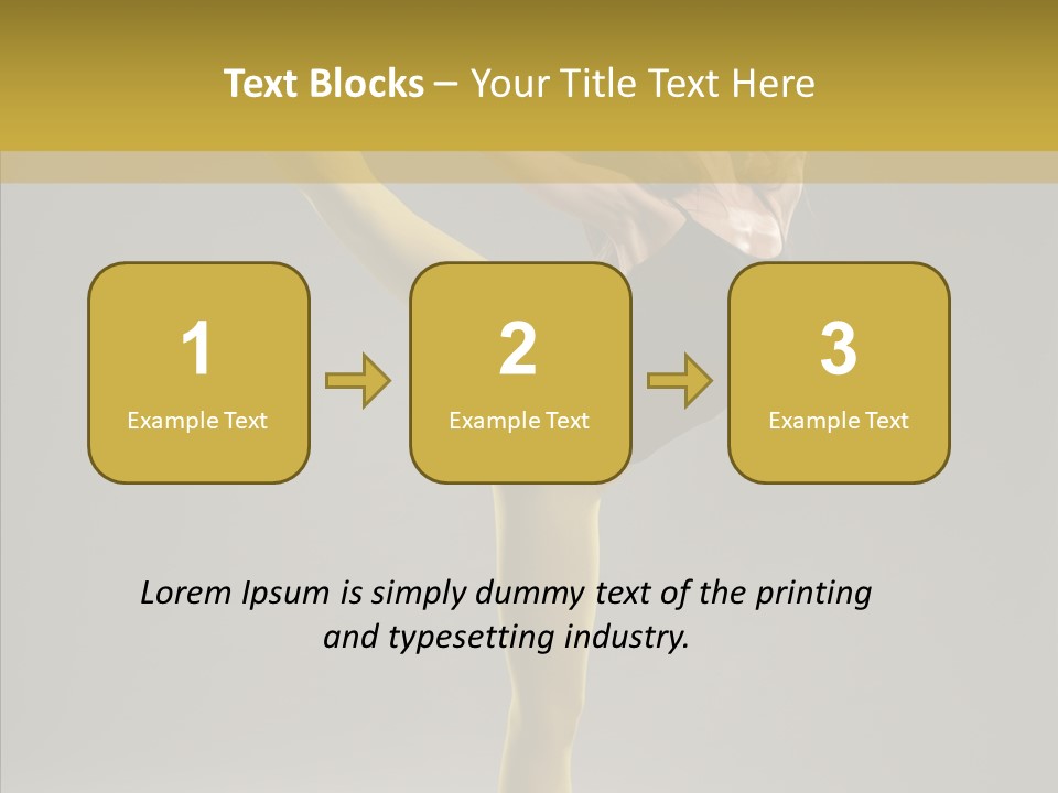 Balance Girl Fashion PowerPoint Template