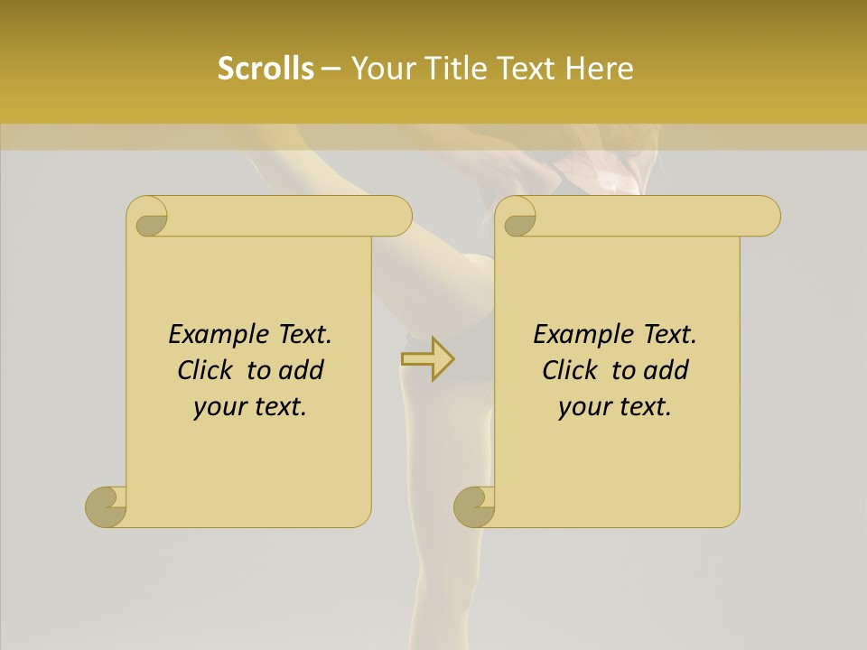 Balance Girl Fashion PowerPoint Template
