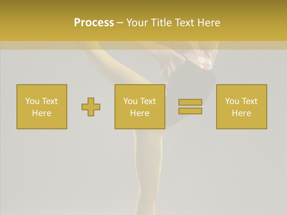 Balance Girl Fashion PowerPoint Template