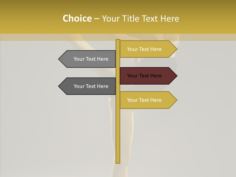 Balance Girl Fashion PowerPoint Template